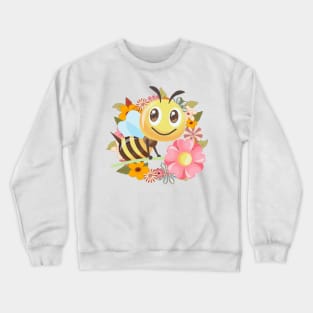 Bee & Flowers Crewneck Sweatshirt